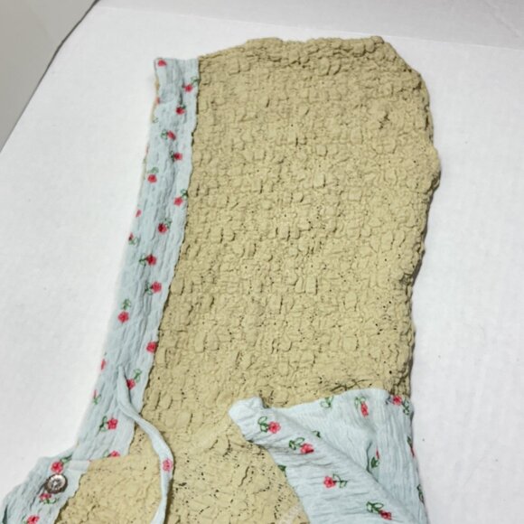 ❤️#1507A POL LACE&FLORAL PATTERN-BLUE JACKET (HAVE PANTS IN ANOTHER LISTING) - Picture 12 of 15